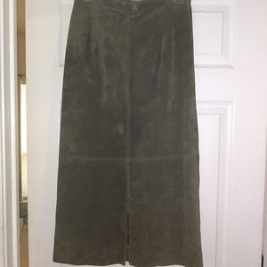 Brandon Thomas suede skirt